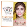 WOONEKY 9 Sheets Butterfly Tattooing Stickers Floral Transfer Decals Easy