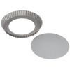 Suncraft PP-719 Tart Shape with Removable Bottom, Round, Corrugated Shape,