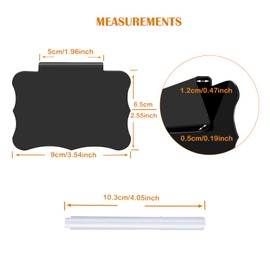 Clip-On Chalkboard Labels - Organize with Ease! Perfect for Baskets, Bins, and Containers - Clips Bin Labels & Chalk Tags