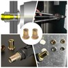 Wkmamo Pack of 150 Carbon Steel Rivet Nuts, M3 M4