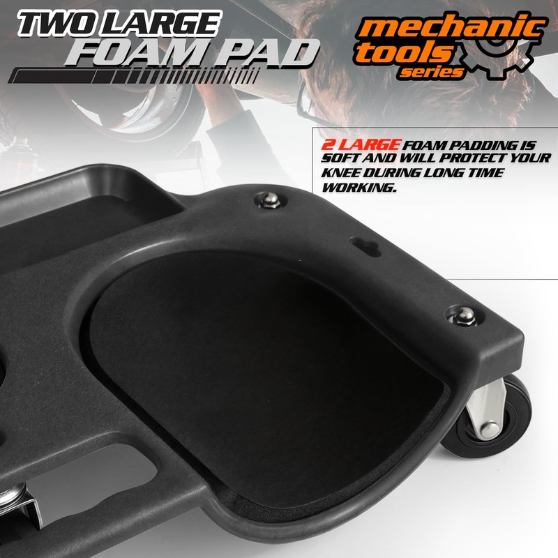M-AUTO Rolling Knee Creeper Durable Knee Pads with Full 360