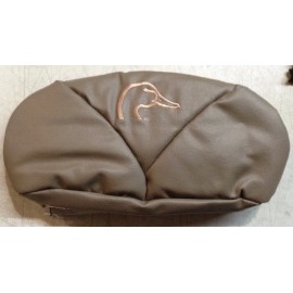 DUCKS UNLIMITED CHEVY TAHOE 1999 MIDDLE REAR PASSENGER HEADREST COVER LEATHER