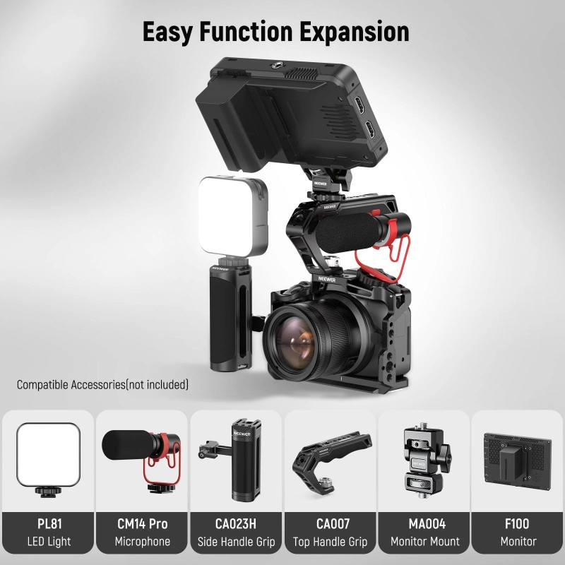 For Canon NEEWER CA031 R50 Camera Cage for Canon EOS