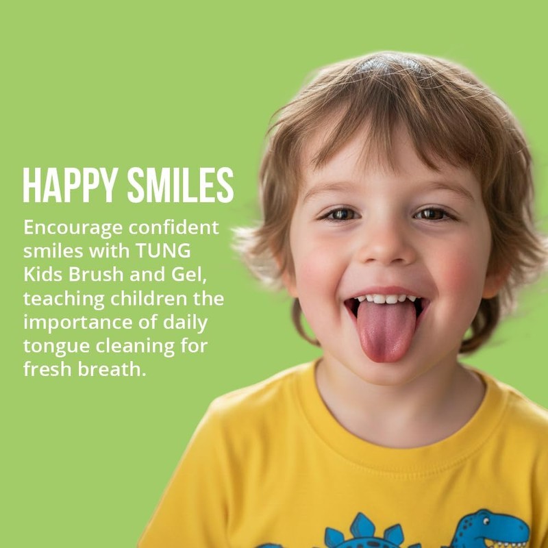 Raspador de lengua para niños Peak Essentials TUNG Kids –