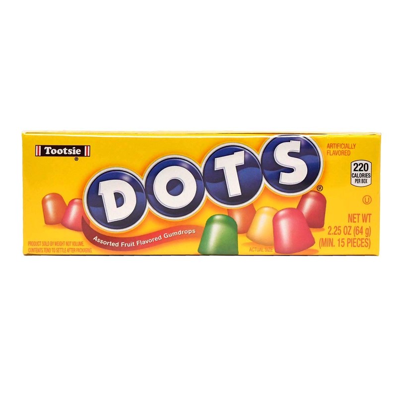 DOTS Individually Wrapped Candy - Original Gummy Candy Flavors -