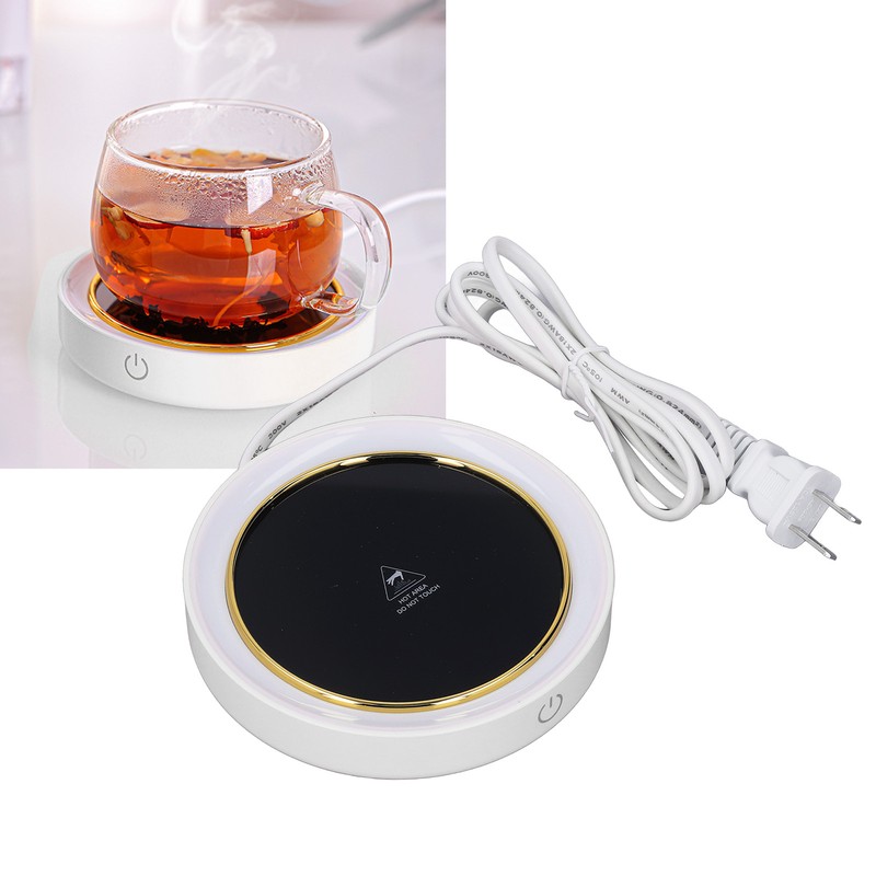 Electric Cup Warmer Constant Temperature 2 Modes LED Light Desk