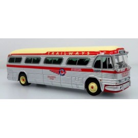 Iconic Replicas 1959 GM PD4104 Coach: Continental Trailways 1:87 (HO) Diecast Model Bus