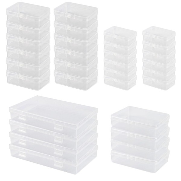 XIEJ 32-Piece Storage Box with Lid, Small, Storage Container with