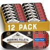 Brunswick Boneless Kipper Style Herring Fillets, 3.53 oz Can (Pack