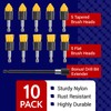 Impresa Drill Brush Attachment Set - Pack of 10, 5