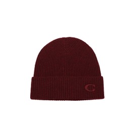 Coach Women's C Beanie, Merlot, One Size