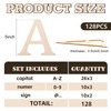 128 Pcs 5 Inch Wooden Letters for Crafts Small Wood