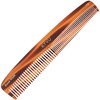KYVU Handmade Cellulose Acetate Comb T8, 19.1 cm, FINE &