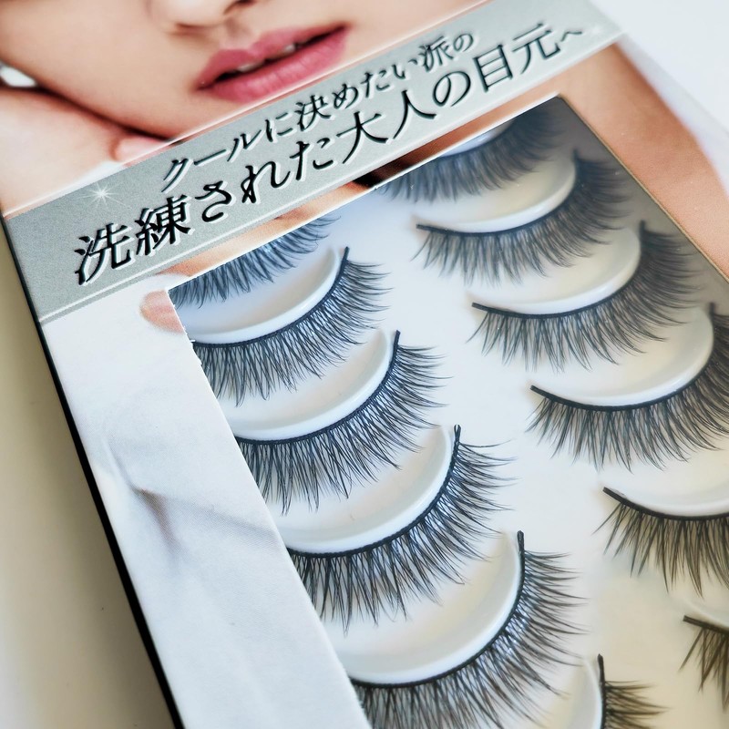 CLEAR EYELASH False Eyelashes Matsueku High Capacity 10 Pairs (Cool