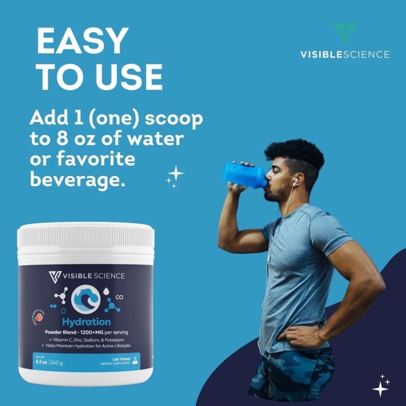 Visible Science Hydration Powder – Electrolyte Blend for Rehydration &