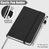 OMEYA (2 Pack) Pocket Notebook Notepad,3.5" x 5.5" Ruled PU