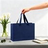MULIANBOX Navy Blue Gift Bag 3 Pack, 15.9×5.9×12inch Extra Large