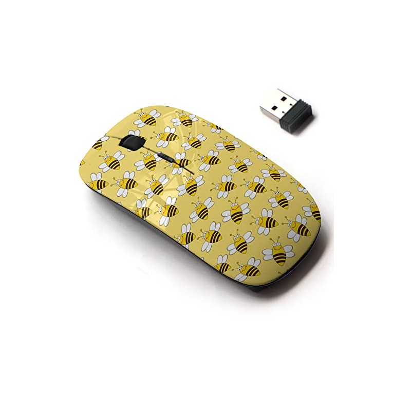 2.4G Wireless Mouse with Cute Pattern Design for All Laptops