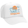 Saddleback Supply Foam Snapback Trucker Hat Wild and Free Logo-White/c