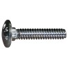 Unbranded 3/16-24 x 1" Zinc Grade 2 / A307 Carriage Bolts (100 pcs)