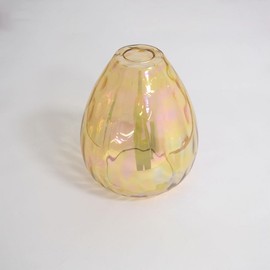 Homebelife Dragon Egg Amber Hammered Glass Shade Replacement for E26 Base Socket Table Floor Lamp, Ceiling Pendant Light, Chandelier, Wall Sconce, Dia 8" x H 9.2" Stained Champagne Globe Lampshade