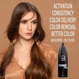 Level 3 Oxidant Hair Developer - Creme Developer for Hair Dye and Hair Bleach