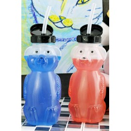 Cornucopia Honey Bear Sippy Cup Replacement Straws (6-Pack); Clear Medical Grade Flexible Plastic Straws for Therapy Bottles