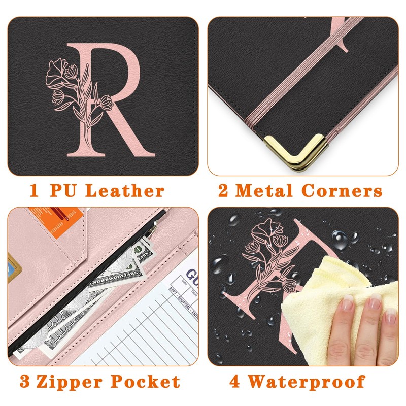 YeeCASE Server Book, Alphabet Waitress Book for Waitress, Leather Waitess