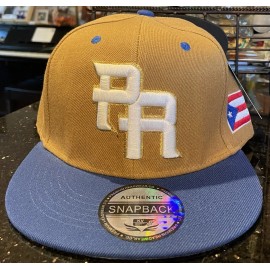 Premium Headwear Puerto Rico KHAKI Hat Cap Gorra World Baseball Classic PR WBC flag Blue Bill New