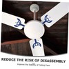 ULTECHNOVO Fan Arm Replacement Support for Ceiling Fan Blades Easy