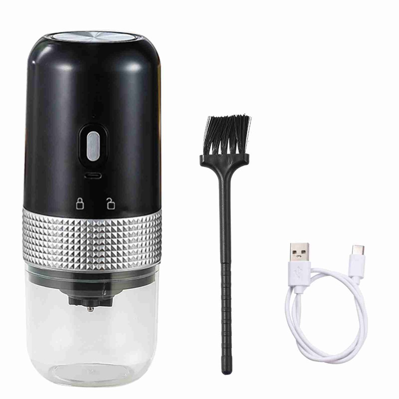Coffee Grinder Adjustable Grinding Auto Stop USB Rechargeable Electric Coffee