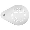 WMF Plantillas Capuccino Monkeyside Set de 2, Acero Inoxidable Pulido,