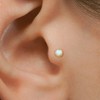 Opal Tragus Stud Earring, Tragus Earring in 14k Gold filled,3