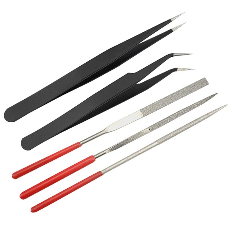 BXQINLENX Professional 20 PCS Model Tools Kit Modeler Basic Tools