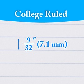 BAZIC Spiral Notebook 1 Subject College Ruled 70 Sheets Notebooks, Assorted Color, School Office, 1 Unit Random Color Will BE Sent