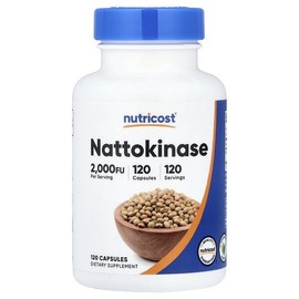 Nutricost, Nattokinase, 100mg (2,000FU), 120 Capsules / Nutricost (뉴트리코스트), 나토키나아제, 100mg(2,000FU), 캡슐 120정