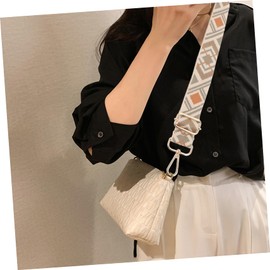 DIYEAH Correa Ancha para Bolsos De Mujer Correa De Hombro Ajustable Y Decorativa CinturóN De AlgodóN Y PoliéSter Multiusos para Bandoleras Y Mochilas 130Cm X 3.8Cm