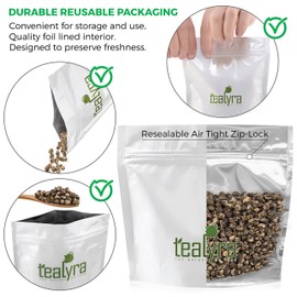 Tealyra - Imperial Jasmine Dragon Pearls - Loose Leaf Green Tea - Jasmine Green Tea with Pleasant Aroma and Tonic Effect - 100g