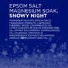 Dr Teal's Epsom Salt Magnesium Soak, Snowy Night, 3 lbs