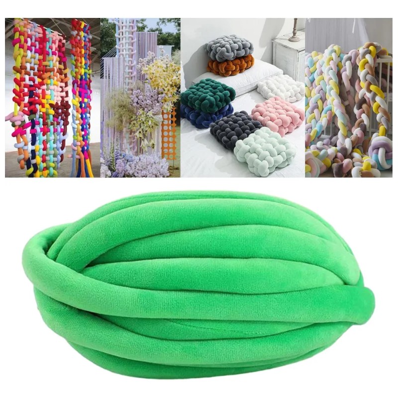 Hilo Grueso Y Grueso, Hilo Para Tejer Brazos, Verde