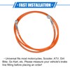X AUTOHAUX Motorcycle 68.9" 0.39" Hydraulic Brake Hose Line Pipeline,