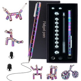 Bolígrafo magnético, pluma de escritura imán deformable multifuncional, juguete educativo, regalo intelectual