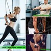 Cable Machine Attachment Set for Gym, LAT Pulldown Attachments, Cable