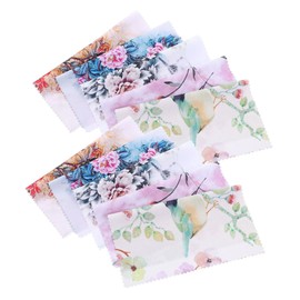 NOLITOY 10 Pack Microfiber Lens Cleaning Wipes for Glasses Eyewear Cameras 2 Sided Scratch for Screen Cleaning