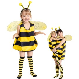 Seawhisper Bee Costume Children's Bee Costume Fancy Dress Costumes Carnival Girls 92 98 104