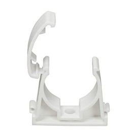 5 Pipe Clips Simple White 20 mm Pipe Fixing Pipe Clamp Pipe Holder Clip