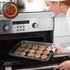 NutriChef Nonstick Cookie Sheet Baking Pan - 2-Pc. Professional Quality