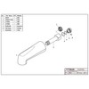 Westbrass E507US-62 Universal Fit 7" Wall Mount Tub Spout, Zinc,