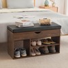 Apicizon 31 Inches Storage Bench, Shoe Bench with Flip Top