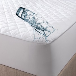 BERIBO Waterproof Mattress Protector - Quilted, 90x190cm + 30cm Deep (3"x 6.3") (Single)
